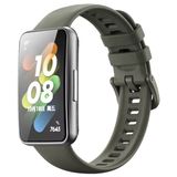 Nezih Case Huawei Band 7 Uyumlu Renkli Şık Tasarım Jel Silikon Kordon - Zeytin Yeşili