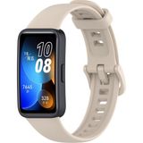 Nezih Case Huawei Band 8 / 9 / 10 Uyumlu A+ Kalite Yumuşak Jel Silikon Kordon - Bej