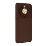 Nezih Case Huawei Honor Magic 8 Lite ile Uyumlu Kamera Korumalı, Karbon Tasarım, Kahverengi Kılıf