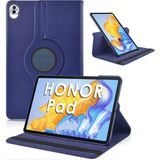 Nezih Case Huawei Honor Pad 10 12.1 Inç Uyumlu 360 Dönebilen Standlı Suni Deri Tablet Kılıfı - Lacivert