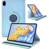 Nezih Case Huawei Honor Pad X9 11.5 Uyumlu 360 Dönebilen Standlı Suni Deri Tablet Kılıfı - Mavi