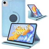 Nezih Case Huawei Honor Pad X9A 11.5 Inç Uyumlu 360 Dönebilen Standlı Suni Deri Tablet Kılıfı - Mavi