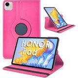 Nezih Case Huawei Honor Pad X9A 11.5 Inç Uyumlu 360 Dönebilen Standlı Suni Deri Tablet Kılıfı - Pembe