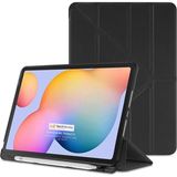 Nezih Case Huawei Matepad Pro 12.2 Inç Uyumlu Akıllı Kapak Kalem Bölmeli Tri Folding Tablet Kılıfı - Siyah
