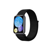 Nezih Case Huawei Watch Fit 2 Uyumlu A+ Kalite Hasır Örgü Cırtlı Pratik Kordon