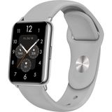 Nezih Case Huawei Watch Fit 2 Uyumlu A+ Kalite Klasik/spor Jel Silikon Kordon - Gri - Klasik Kordon