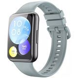 Nezih Case Huawei Watch Fit 2 Uyumlu Spor Jel Silikon Açık Mavi Kordon