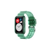 Nezih Case Huawei Watch Fit 2 / Watch Fit / Fit 2 Active Uyumlu Kasa Koruyuculu Retro Silikon Kordon