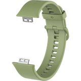 Nezih Case Huawei Watch Fit Uyumlu (Soft Tasarım) Silikon Kordon Açık Yeşil