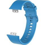 Nezih Case Huawei Watch Fit Uyumlu (Soft Tasarım) Silikon Kordon Mavi