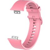 Nezih Case Huawei Watch Fit Uyumlu (Soft Tasarım) Silikon Kordon Pembe