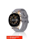 Nezih Case Huawei Watch GT / GT2 / GT3 Elegant 42mm Uyumlu Wave Silikon Kordon 20mm