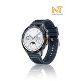 Nezih Case Huawei Watch Gt2 / Gt3 42mm Uyumlu Lansman Dikişli Deri Görünüm Silikon Kordon