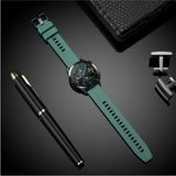 Nezih Case Huawei Watch Gt3 / Gt4 / Gt5 / Gt5 Pro 46MM Uyumlu 22MM Yumuşak Desenli Jel Silikon Kordon - Yeşil - Yeşil