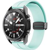 Nezih Case Huawei Watch GT4 46mm / GT3 46mm / Gt3 Elite 46mm (22mm) Uyumlu Magnet Tokalı Ayarlı Silikon Kordon - Pembe