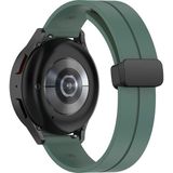 Nezih Case Huawei Watch GT4 46mm / GT3 46mm / Gt3 Elite 46mm (22mm) Uyumlu Magnet Tokalı Ayarlı Silikon Kordon - Petrol Yeşili