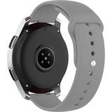 Nezih Case Huawei Watch Gt4 46MM Gt3 46MM Gt3 Pro Gt3 Se Elite Gt2 46MM GT2E Uyumlu Klasik Silikon Kordon - Açık Gri