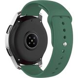 Nezih Case Huawei Watch Gt4 46MM Gt3 46MM Gt3 Pro Gt3 Se Elite Gt2 46MM GT2E Uyumlu Klasik Silikon Kordon - Koyu Yeşil