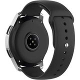 Nezih Case Huawei Watch Gt4 46MM Gt3 46MM Gt3 Pro Gt3 Se Elite Gt2 46MM GT2E Uyumlu Klasik Silikon Kordon - Siyah-Siyah