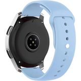 Nezih Case Huawei Watch Gt4 / Gt5 / Gt6 41mm ile Uyumlu Yumuşak Silikon Spor Kordon Strap 18mm - Açık Mavi