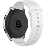 Nezih Case Huawei Watch Gt4 / Gt5 / Gt6 41mm ile Uyumlu Yumuşak Silikon Spor Kordon Strap 18mm - Beyaz