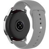 Nezih Case Huawei Watch Gt4 / Gt5 / Gt6 41mm ile Uyumlu Yumuşak Silikon Spor Kordon Strap 18mm - Gri