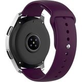 Nezih Case Huawei Watch Gt4 / Gt5 / Gt6 41mm ile Uyumlu Yumuşak Silikon Spor Kordon Strap 18mm - Koyu Mor