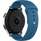 Nezih Case Huawei Watch Gt4 / Gt5 / Gt6 41mm ile Uyumlu Yumuşak Silikon Spor Kordon Strap 18mm - Mavi