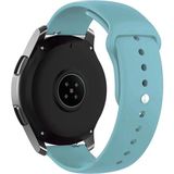 Nezih Case Huawei Watch Gt4 / Gt5 / Gt6 41mm ile Uyumlu Yumuşak Silikon Spor Kordon Strap 18mm - Su Mavisi
