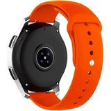 Nezih Case Huawei Watch Gt4 / Gt5 / Gt6 41mm ile Uyumlu Yumuşak Silikon Spor Kordon Strap 18mm - Turuncu