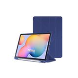 Nezih Case iPad Air 3 10.5'' ile Uyumlu Kalem Bölmeli, Katlanabilen 360 Koruma, Standlı Silikon Kılıf, Lacivert