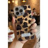 Nezih Case iPhone 14 Pro Max Uyumlu Darbe Koruyuculu Kırmızı Fiyonk Desenli Parlak Şık Tasarım Kılıf - Altın