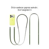 Nezih Case iPhone 17 Serisiyle Uyumlu Çapraz Telefon Askısı, Yeşil