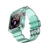 Nezih Case Kayış/kordon Ve Kasa Koruyucu Apple Watch Seri 2/3/4/5/6/7/8/9/se 44mm 45mm Yeşil (SAAT DEĞİ?LDİ?R)