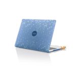 Nezih Case MacBook Pro 13 2020/2022 A2251/A2289/A2338/A1706/A1708/A2159/A2686 ile Uyumlu Simli Kapak Koruma Kılıf, Mavi