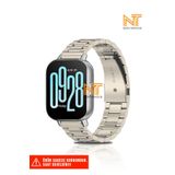 Nezih Case Redmi Watch 5 Active / Redmi 5 Lite Uyumlu Paslanmaz Çelik Baklalı Metal Kordon