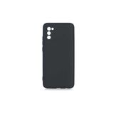 Nezih Case Samsung Galaxy A02s Uyumlu Kadife İç Yüzeyli Silikon Kılıf, Siyah