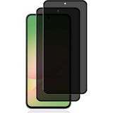Nezih Case Samsung Galaxy A16 ile Uyumlu Davin 5D Privacy Cam Ekran Koruyucu, Temperli Cam, 9H Sertlik, Siyah