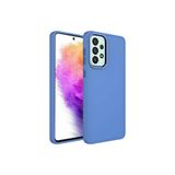 Nezih Case Samsung Galaxy A23 ile Uyumlu Metal Çerçeve Hassas Buton Tasarımlı Renkli İçi Kadife Kılıf Kapak, Lavender Gray