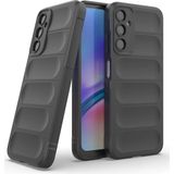 Nezih Case Samsung Galaxy A37 Uyumlu Esnek Oyuklu Arka Yüzey Tasarımlı Şık Silikon Kapak Kılıf - Gri