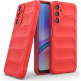 Nezih Case Samsung Galaxy A37 Uyumlu Esnek Oyuklu Arka Yüzey Tasarımlı Şık Silikon Kapak Kılıf - Kırmızı