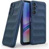 Nezih Case Samsung Galaxy A37 Uyumlu Esnek Oyuklu Arka Yüzey Tasarımlı Şık Silikon Kapak Kılıf - Lacivert