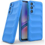 Nezih Case Samsung Galaxy A37 Uyumlu Esnek Oyuklu Arka Yüzey Tasarımlı Şık Silikon Kapak Kılıf - Mavi