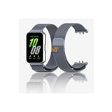 Nezih Case Samsung Galaxy Fit 3 Uyumlu Milanes Tasarım Hasır Örgü Metal Kordon
