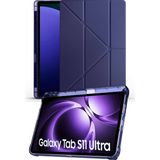 Nezih Case Samsung Galaxy S11 Ultra X930 Uyumlu Akıllı Kapak Kalem Bölmeli Tablet Kılıfı - Lacivert