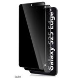 Nezih Case Samsung Galaxy S25 Edge Uyumlu 3D Privacy Cam Ekran Koruyucu, Siyah