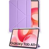 Nezih Case Samsung Galaxy Tab A11 Plus X230 11 Inç Uyumlu Akıllı Kalem Bölmeli Tablet Kılıfı - Lila