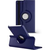 Nezih Case Samsung Galaxy Tab A11 X130 / A9 X110 8.7 Inç Uyumlu 360 Dönebilen Standlı Deri Tablet Kılıfı - Lacivert