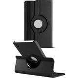 Nezih Case Samsung Galaxy Tab A11 X130 / A9 X110 8.7 Inç Uyumlu 360 Dönebilen Standlı Deri Tablet Kılıfı - Siyah