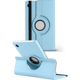 Nezih Case Samsung Galaxy Tab A11 X130 / A9 X110 8.7 Inç Uyumlu 360 Dönebilen Standlı Deri Tablet Kılıfı - Turkuaz